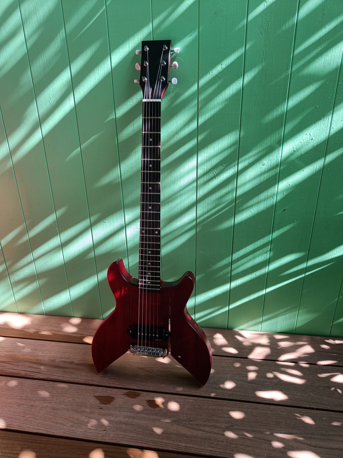 The result: small without the wings, but still very playable with the wings attached!